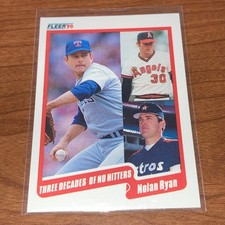 1990 Fleer Update #U-131 Nolan Ryan Texas Rangers HOF Angels Astros 3 Decades