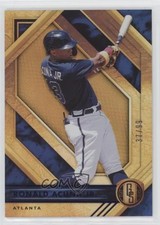 2021 Panini Chronicles Gold Standard Blue 37/99 Ronald Acuna Jr #11 o7m