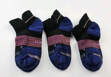 Bombas Hex-Tec Athletic Ankle Socks Lot Of 3 Pairs Size S