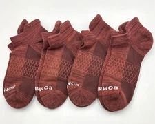 4 pairs Bombas Honeycomb Cushion Ankle Socks Women's Everyday Size Med 8-10.5