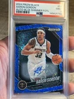 2024 Panini Prizm Black Basketball Blue Shimmer FOTL Aaron Gordon #56 PSA 9