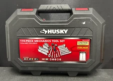 Husky 119-Pc Mechanics Tool Set 1/4" + 3/8" Drive 1004 712 430 FREE SHIPPING