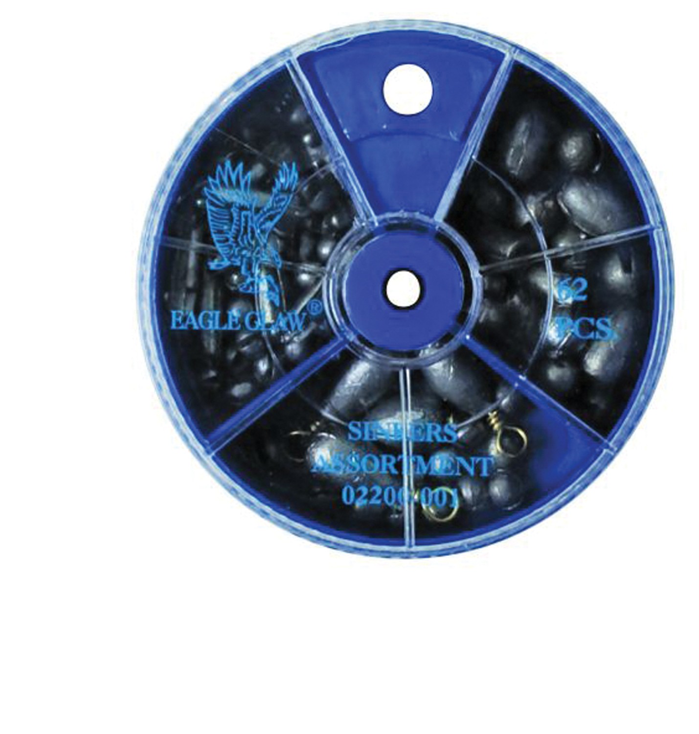 Ассортимент грузил Eagle Claw Multi-Style - Универсальные свинцовые грузила для рыбалки 2690₽