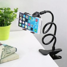 Adjustable Long Arm Phone Stand Universal Bedside Desk Mount Holder Fits All