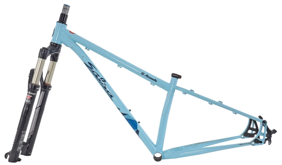 Cuadro de bicicleta Salsa El Mariachi 3 acero 29" disco MTN XS 14" RockShox Recon 2015 Foto 3 de 4