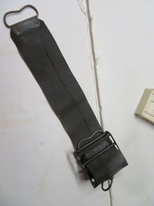 Antique Never Fail Strop CO Barber Retactable Leather Strap Teledo Ohio Works