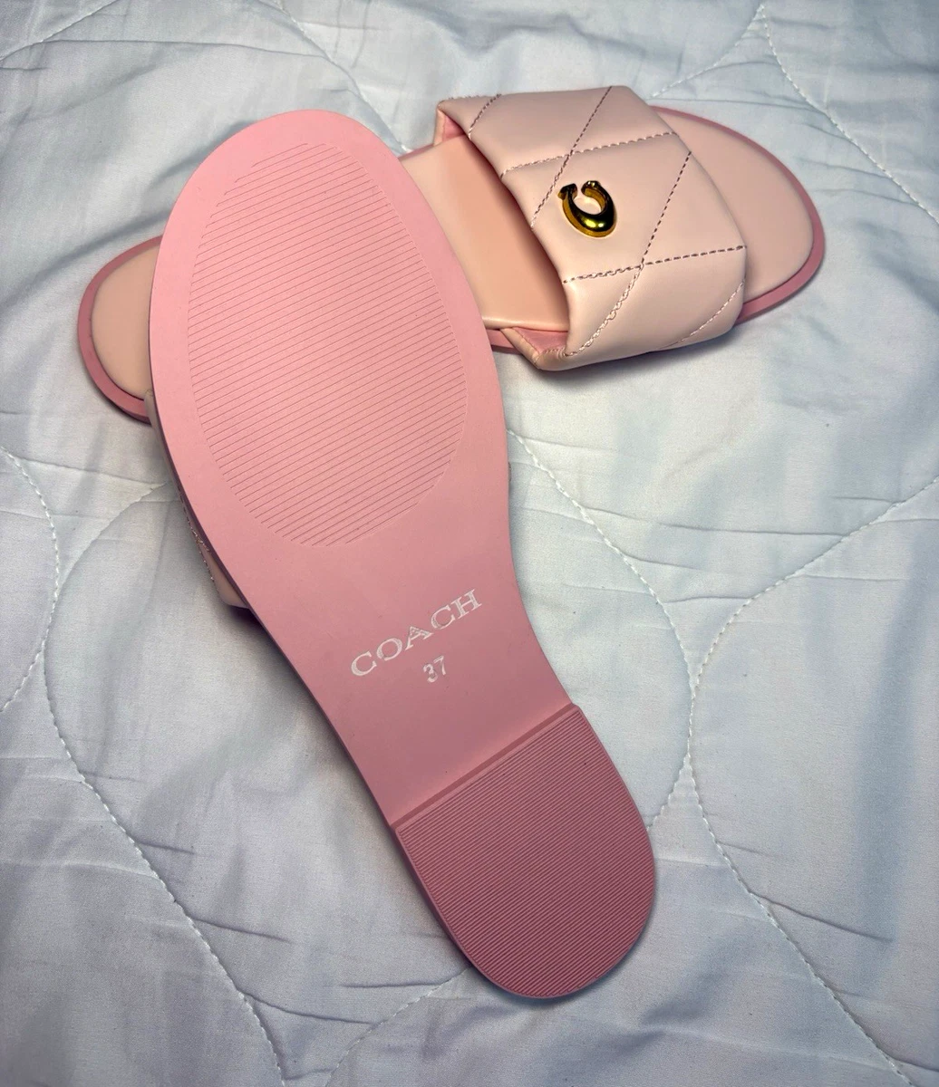 Coach Slide Low (1-1.9 in) Heel Height Sandals for Women for sale