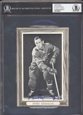 1964 Beehive Photos III Bobby Rousseau BGS AUTO 10 Autograph Montreal Canadiens