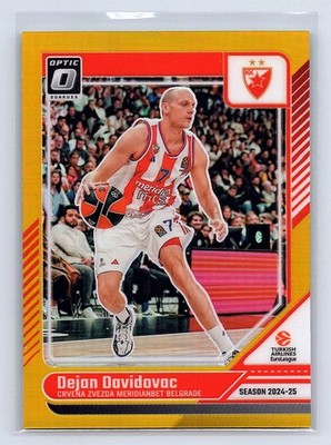 Dejan Davidovac 2024-25 Donruss EuroLeague #44 Optic Gold #/10