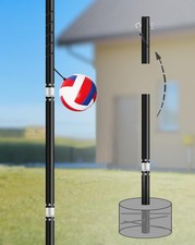 Outdoor Tetherball Game Set for Whole Family - Rust-Resistant Aluminum Poles,...