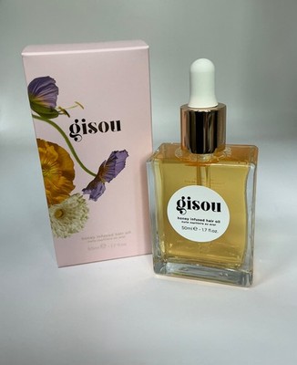 Gisou Honey Infused Hair Oil Luxury Multitasking Treatment Full Size 1.7 oz NIB