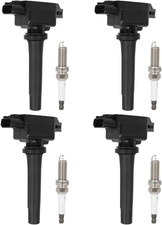 UF656  93501 Ignition Coil Pack  Iridium Spark Plugs Set of 4