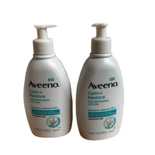 Aveeno Calm + Restore Oat Repairing Body Lotion Oat, Aloe & Pro-Vitamin B5 12 Oz