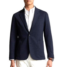 Polo Ralph Lauren Mens Blazer Size 42 Regular Navy Modern Fit Two Button Jacket