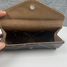 Ellen Tracy Eyeglasses Frames Only Saranda Black Brown Fade 56-17-130 w/Case