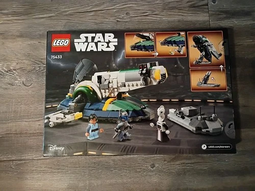 Authentic LEGO STAR WARS JANGO FETT'S STARSHIP (75433) 707 Pieces Brand New