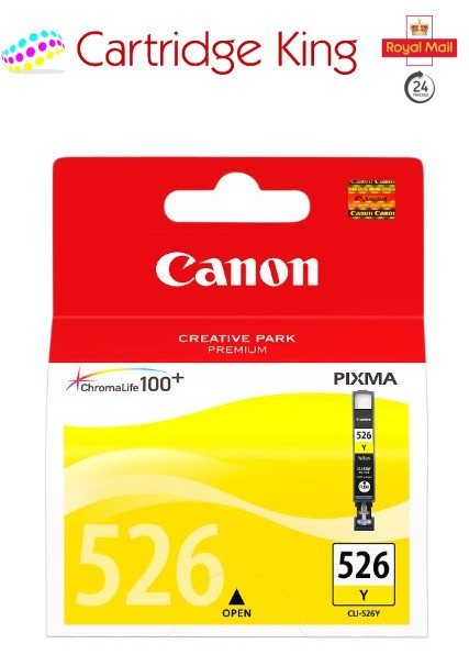 Canon CLI-526 Printer Ink Cartridge Yellow - 4543B001