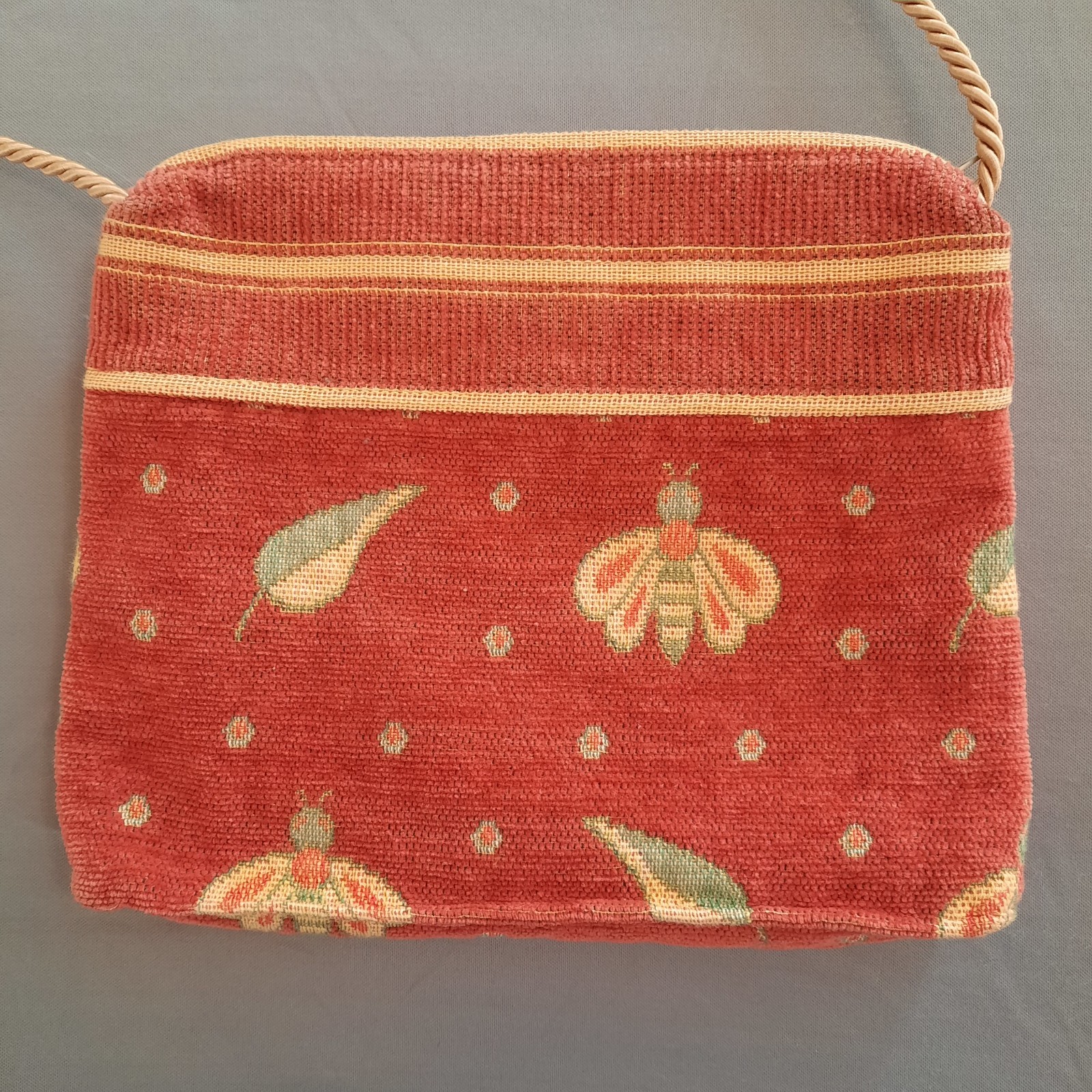 Tapestry Rectangular Terracotta-Colored Small Sho… - image 1