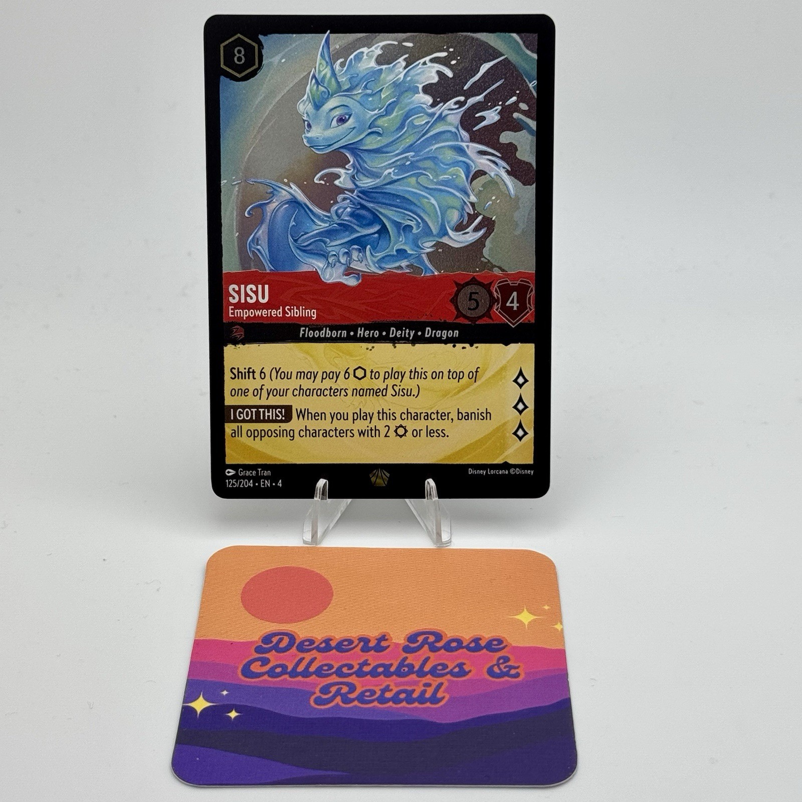 Disney Lorcana TCG Sisu - Empowered Sibling 125/204 Ursula's Return Cold Foil NM