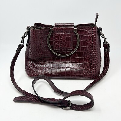 PATRICIA NASH Empoli Aniversary Leather Circle Handle Purse Luxury