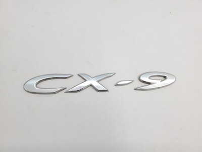 Mazda CX-9 trunk liftgate logo emblem sign chrome OEM 2010-2012 | eBay