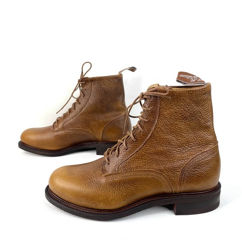 RM Williams Risden Boot Mens AU/UK 8 EU 42 US 9 Clay Pebbled Leather Lace-Up New - Picture 4 of 10