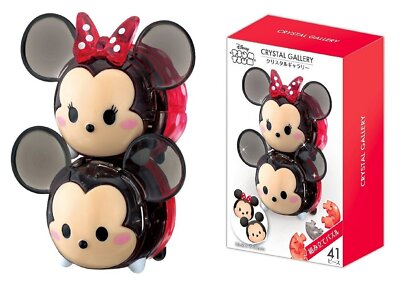 Hanayama Crystal Gallery 3D-Puzzle Tsum Tsum Mickey & Minnie 41 Teile Kunststoff