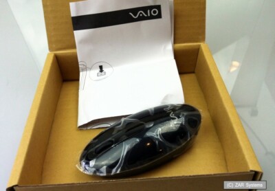 Original Sony Mouse VGP-WMS21, A1920949A, A1920955A, Schwarz, Maus für VAIO, NEU