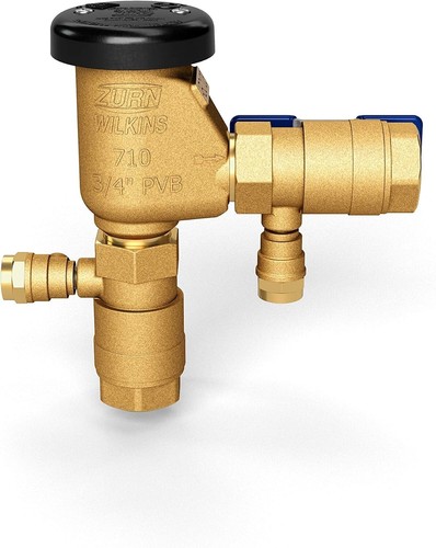 Wilkins 34-710 3/4" Bronze Pressure Vacuum Breaker Assembly - Safe Water Supply - Picture 4 of 9