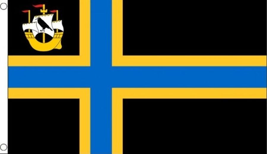 BANDIERA CONTEA DI CAITHNESS 90x60cm - BANDIERA DEI CONTI DI CAITHNESS 60 x 90 c