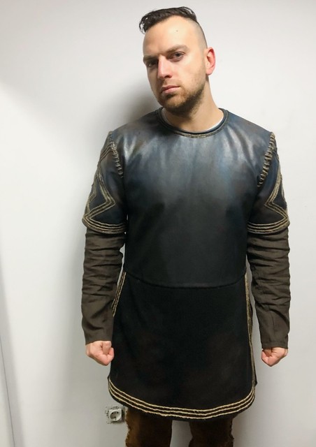 Ragnar Lothbrok viking costume: chainmail, leahter tunic, pants, NO CAPE | eBay