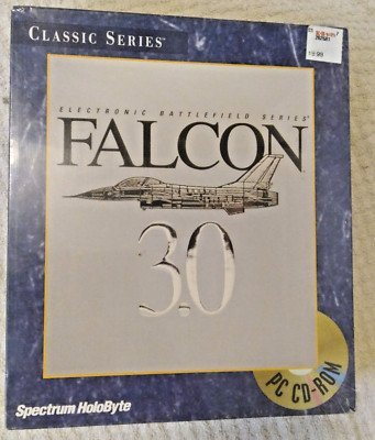 NIB FALCON 3.0 PC CD-ROM COMPUTER VIDEO GAME  Flight SPECTRUM HOLOBYTE 8063