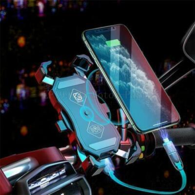 Wirelesss USB Charger Cell Phone Holder for Honda VTX1300 R S T VTX1800 C F N R