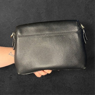 Kate Spade Harlyn Jackson Street Black Leather Crossbody Bag No Strap