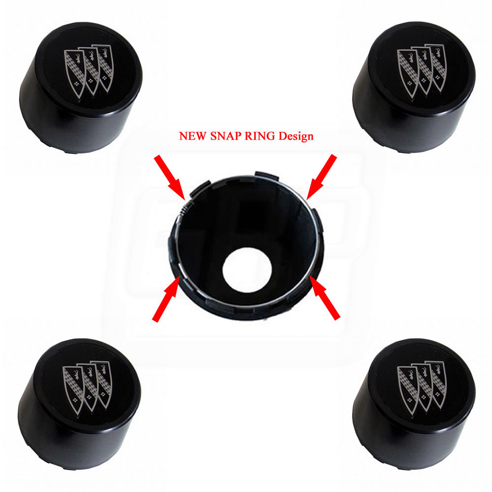84-87 T T-Type GN Tri-Shield Wheel Center Caps Redesigned SNAP