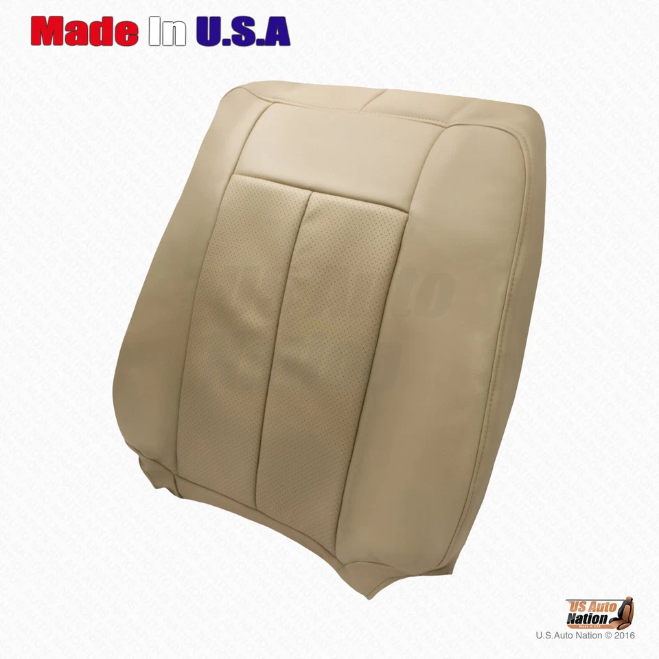 2015 - 2017 Ford Expedition Driver & Passenger Tops Perforated Leather Cover Tan - Image 2 of 4