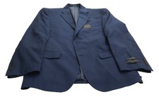 Pronto Uomo Men's Blue Suit Jacket 40R