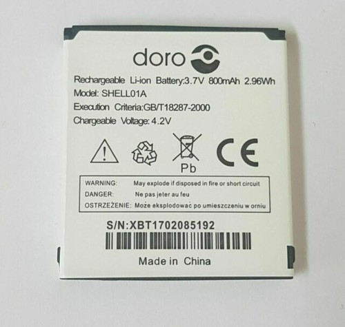 TECHTEK Batteries 1200mAh Compatible Avec [Doro] 330gsm, HandleEasy 330