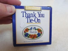 1996 Longaberger Tie-On in the Original Box:  Thank You! - Mint in the Box!