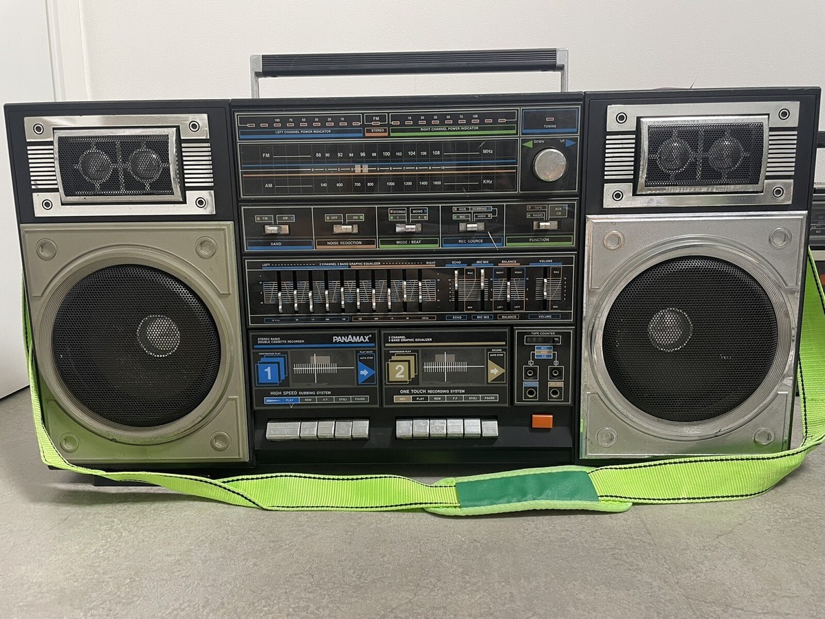 Vintage boombox Panamax Sec-3030 BOOMBOX GHETTOBLASTER radio