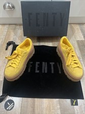 Puma Cleated Creeper Suede Wns 366268-03 Womens Lemon Sneaker Shoes Size 8.5
