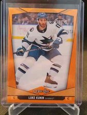 2024-25 OPC O-PEE-CHEE HOCKEY ORANGE SP PARALLEL #191 LUKE KUNIN - SHARKS 03/25