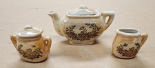Vintage Miniture 5 Pc Tea Set - Lusterware - Made In Japan