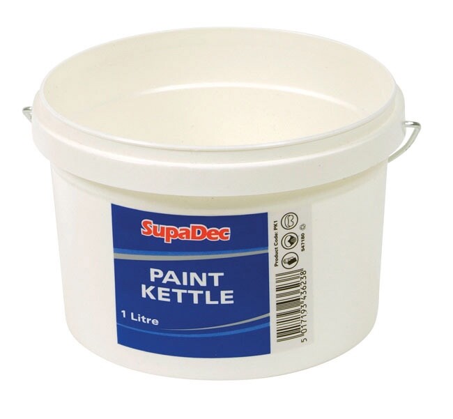 SupaDec DIY Decorating Plastic Paint Kettle Storage - 1L