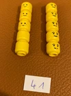 Vintage Lego Minifig 10 Heads 3626ap01, 3626bp05 Worn and Damaged 41