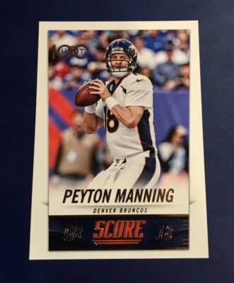 2014 Score # 231 PEYTON MANNING Denver Broncos Great Card ! | eBay