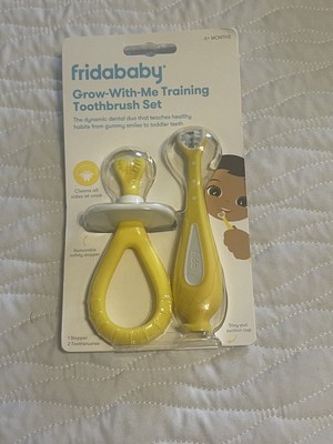FridaBaby grow with me training toothbrush set 6+ months