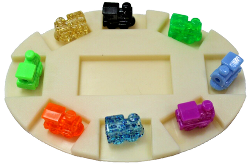 Double Twelve Jumbo Dominoes Set Of 91 Trains Game & Play Instructions COMPLETE - Picture 5 of 24