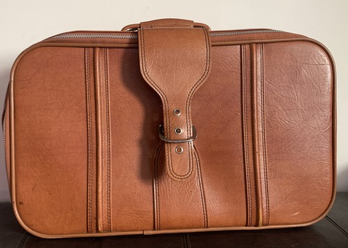 Vintage YKK Sears Red faux leather 