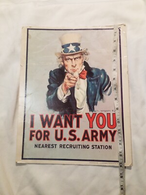RPI 223 March 1974 Flagg Recruitment Poster Advertising 